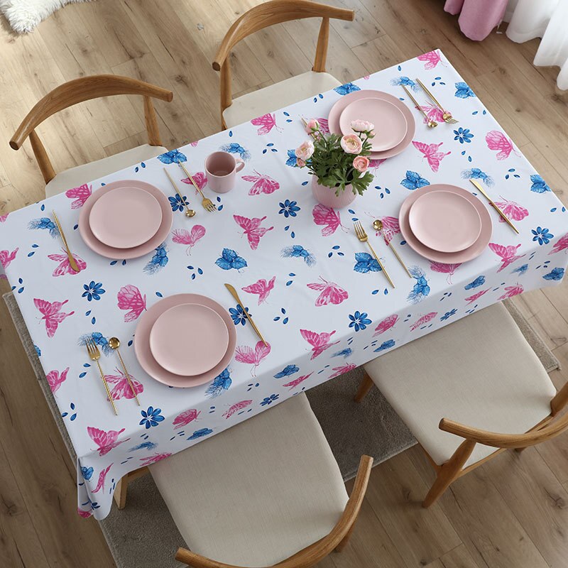 Creative Floral Printed Rectangular Tablecloth Fashion Coffee Tablecloth